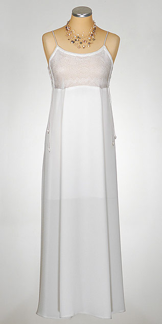 Svatební šaty P3001 viskózová pletenina a polyester